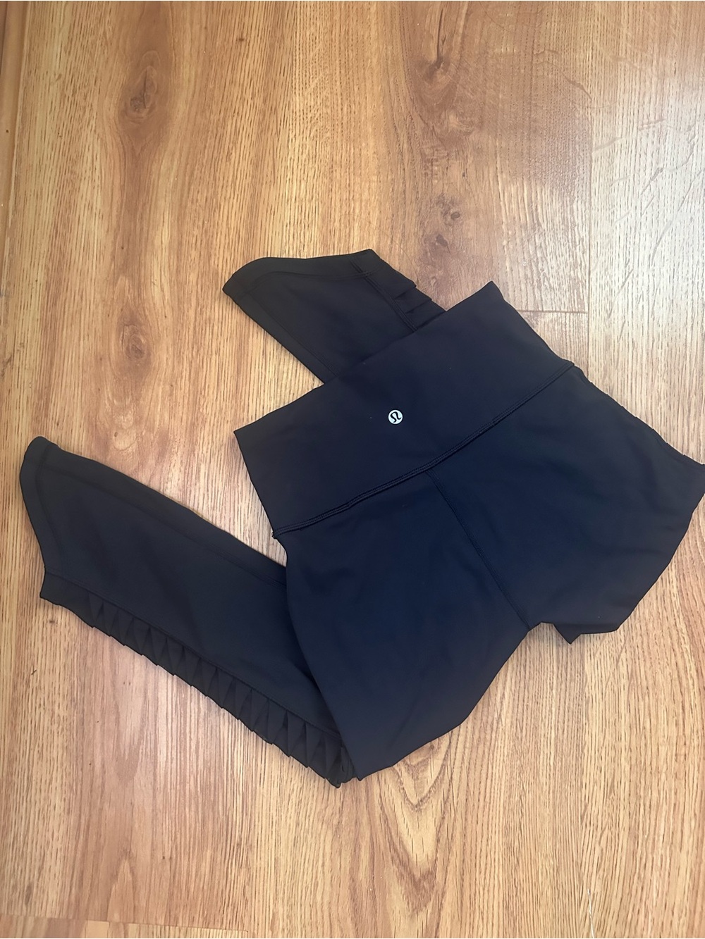 lululemon athletica Black High-Waist Leggings with Side Detail